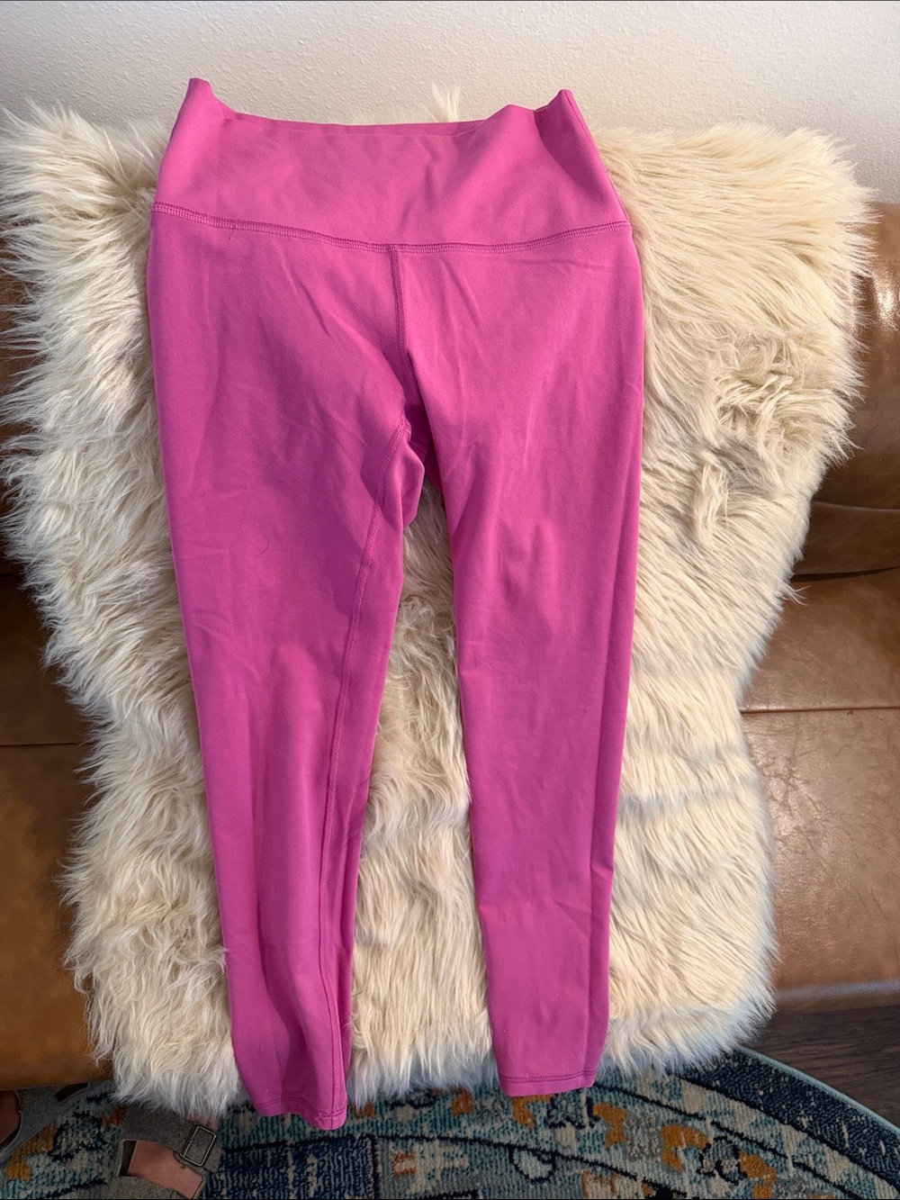 Pink High-Waist Fleo Leggings